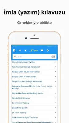 Geniş Türkçe Sözlük ve İmla Kı android App screenshot 6